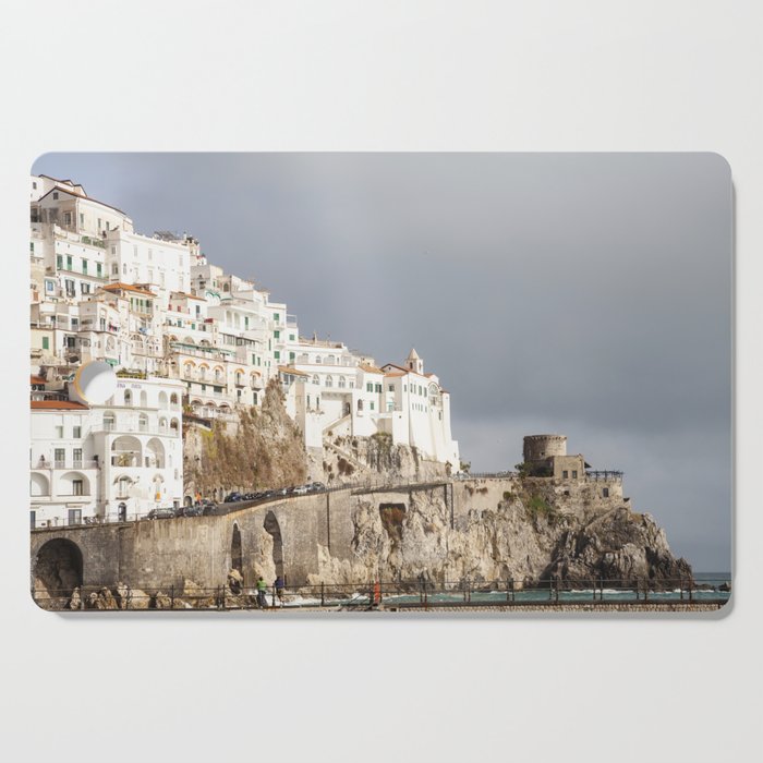 A Coming Storm at Amalfi, Italy  |  Travel Photography Cutting Board