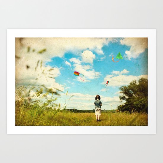 Fly away Art Print