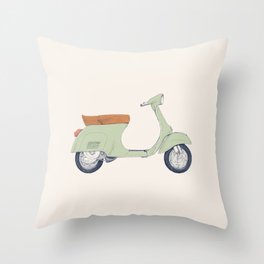 Italian Moto Throw Pillow