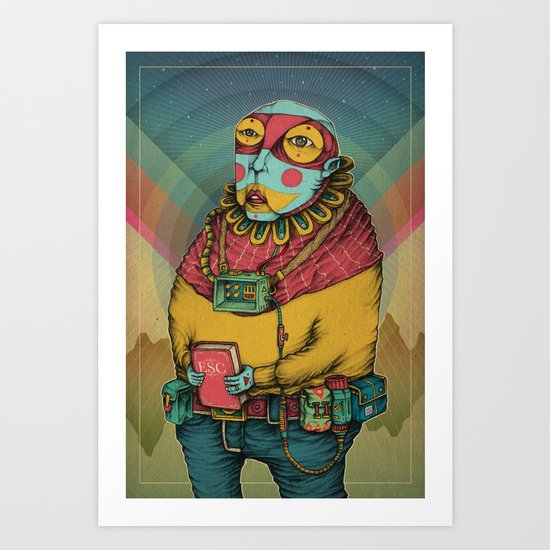 Holy Clown Art Print