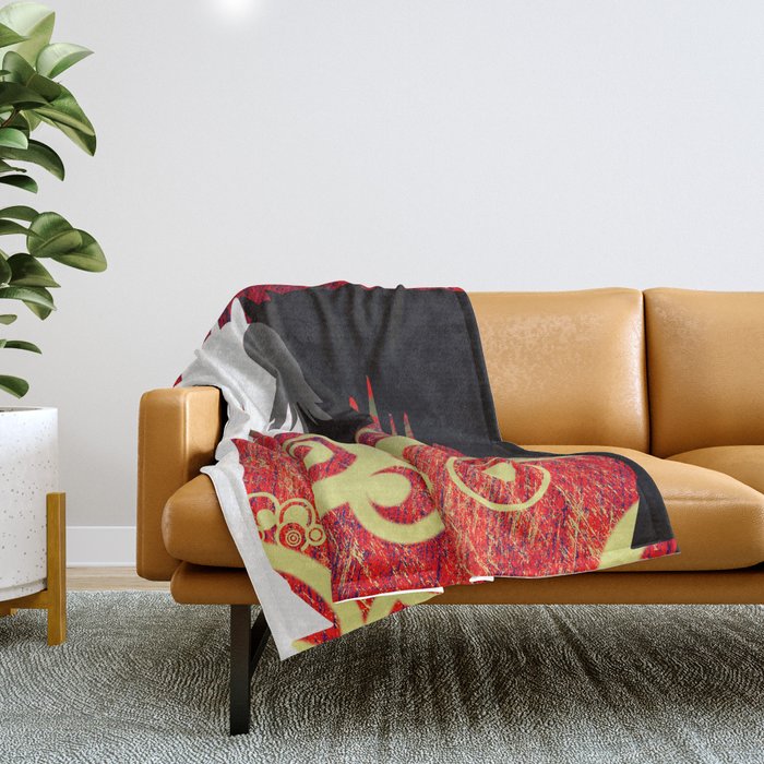 Yin & Yang Horses Imperial Throw Blanket