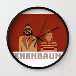 The Royal Tenenbaums Wall Clock