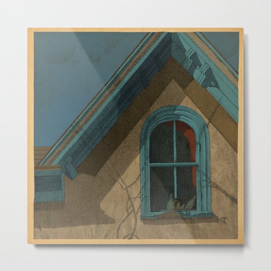 Looking In Metal Print
