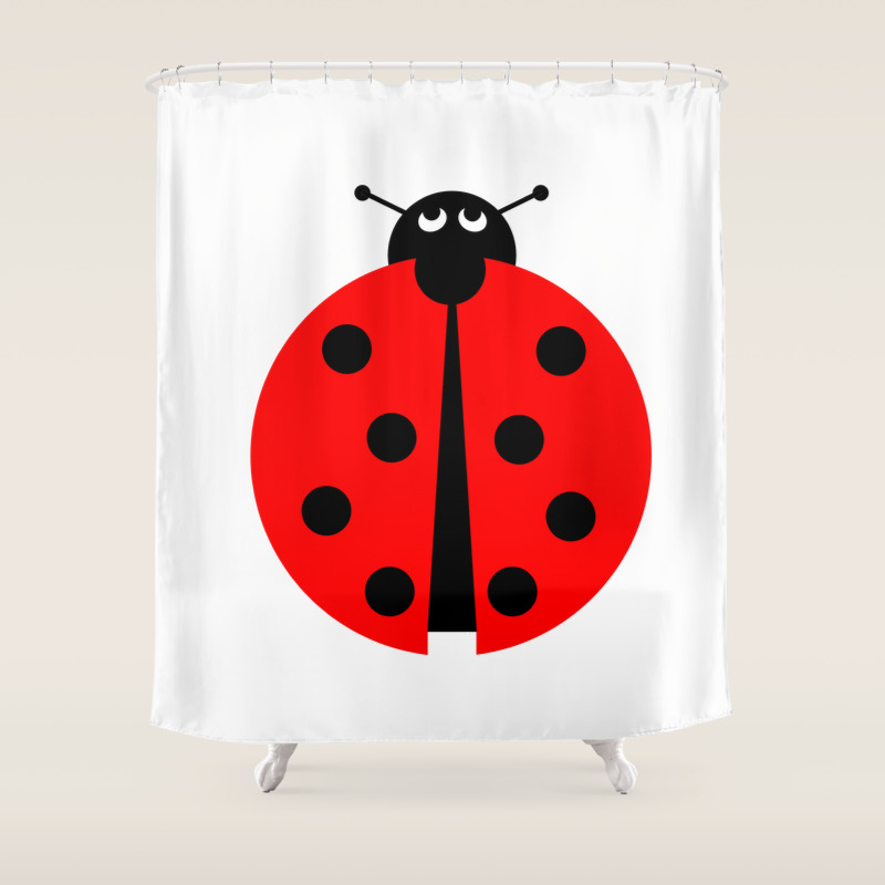Ladybug Shower Curtain By Hlehnerer Society6
