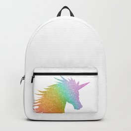 Rainbow Glitter Unicorn Backpack | Animal, Cartoon, Rainbowglitter, Magical, Unicorn, Lgbt, Unicorns, Rainbowunicorns, Girl, Rainbowunicorn 