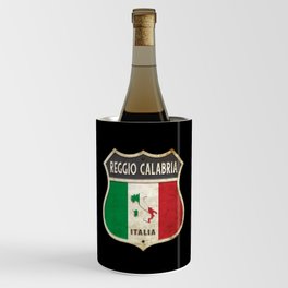 Reggio Calabria Italy coat of arms flags design Wine Chiller