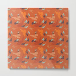 Bird Camouflage at Sunset Metal Print