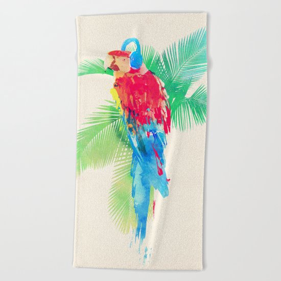 Tropical Party Beach Towel