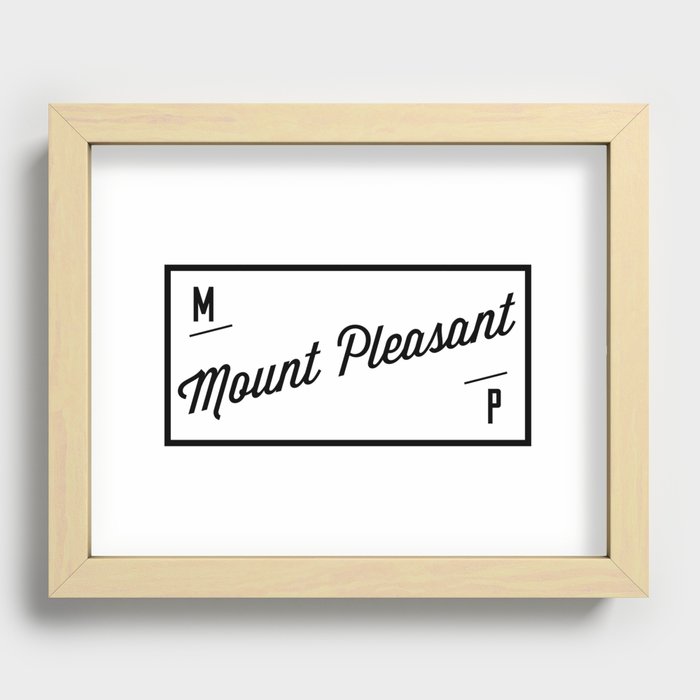 Mount Pleasant Recessed Framed Print