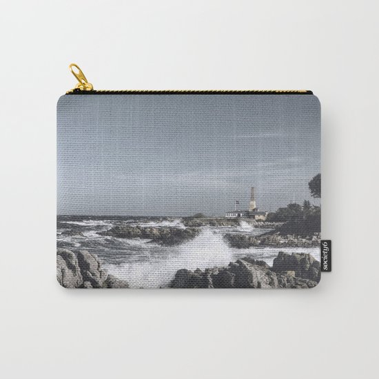 The wild sea- Wild waves o stormy day Carry-All Pouch