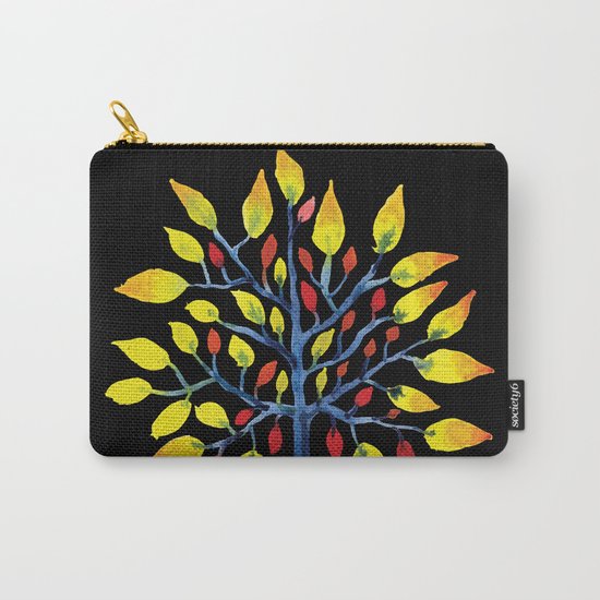 Yellow Tree Carry-All Pouch