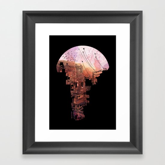 Secret Streets Framed Art Print