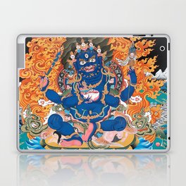 Four-Armed Mahakala Buddhist Thangka  Laptop & iPad Skin