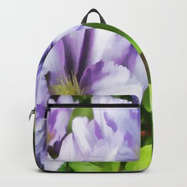 Delicate Climbing Clematis Backpack