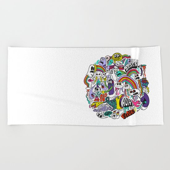 Oh Yeah Beach Towel