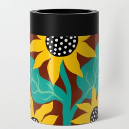 Sunflowers Can Cooler