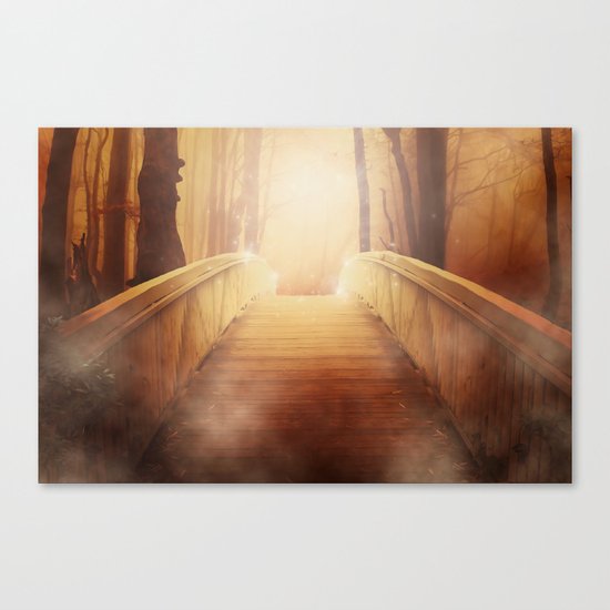 bridge to the unknown Canvas Print