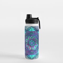 Floral Mandala Water Bottle