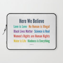 Here We Believe Laptop Sleeve