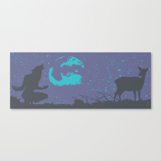 The Werewolf of Saddle Creek Canvas Print