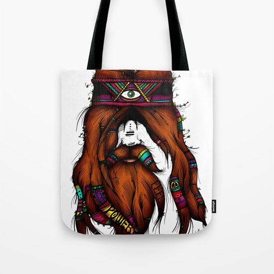 Feel, Peace, Love & Power (Color Version) Tote Bag