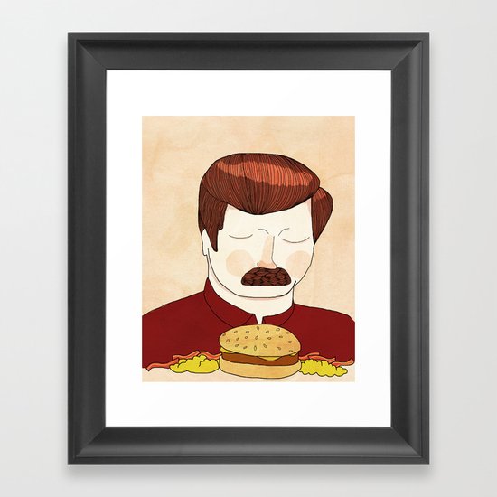 You Had Me At Meat Tornado Framed Art Print