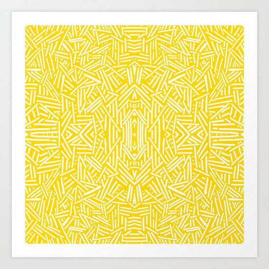 Radiate - Freesia Art Print