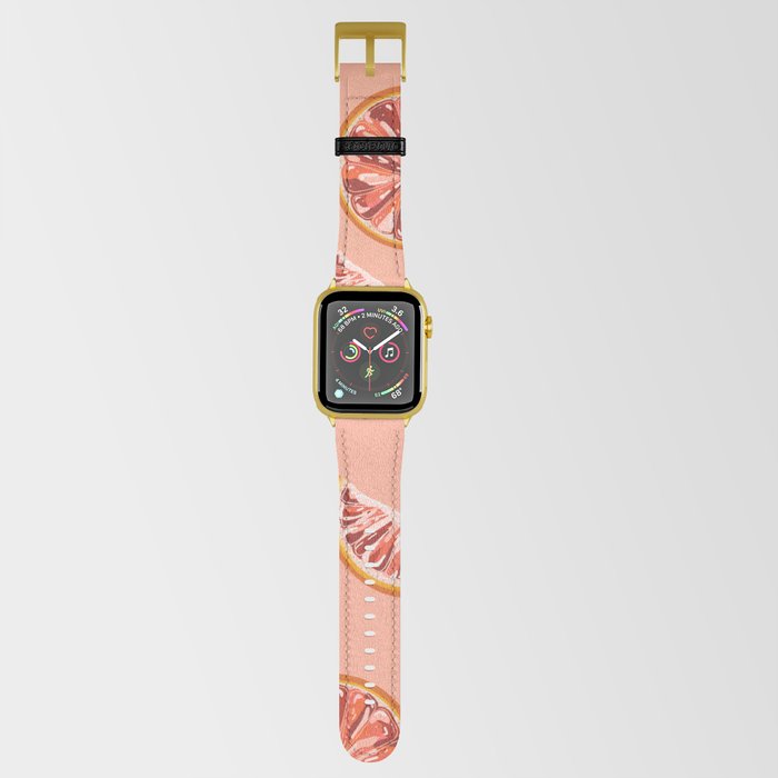 pink grapefruit Apple Watch Band by CK Society6