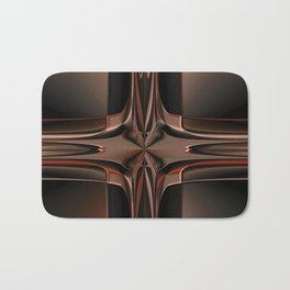 Abstract 350 Bath Mat | Metaleffect, Generativeart, Geometricabstract, Graphicdesign, Digital, Cross, Gingezel, Abstract 