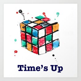 Rubik's Cube Art Print
