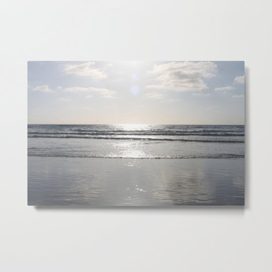 Down by the ocean Metal Print