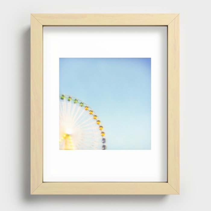 "by the big wheel generator" Recessed Framed Print