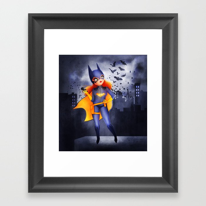 Batgirl Framed Art Print