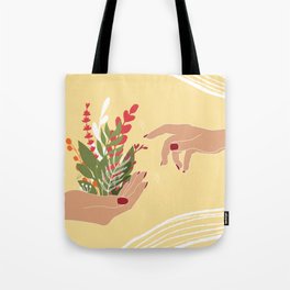 The Creation of Life Tote Bag