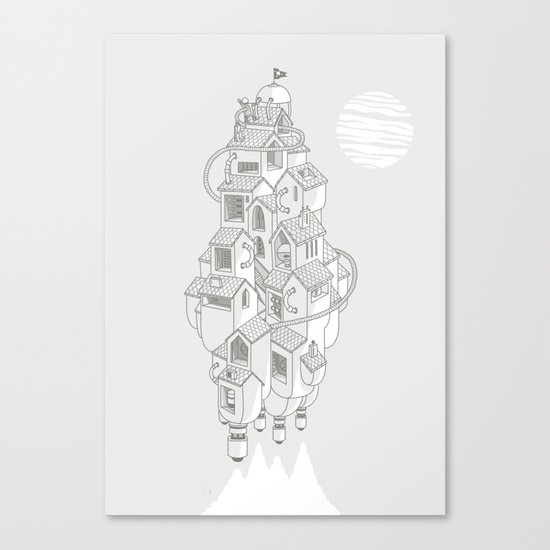 Homemadespaceship Canvas Print