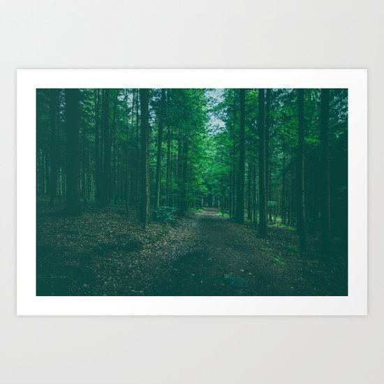 Walk With Me Art Print