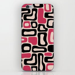 Retro Mid Century Modern Abstract composition 464 iPhone Skin