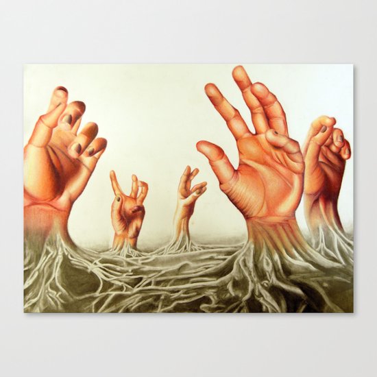 Handscape Canvas Print