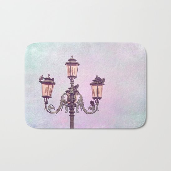 MAGICAL VENICE | Pink Lanterns Bath Mat