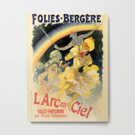 The rainbow L'arc en ciel ballet Metal Print | Ballet, Aapbelgium, Antique, Advert, Dance, Advertising, Paris, Vintage, Mime, Digital 