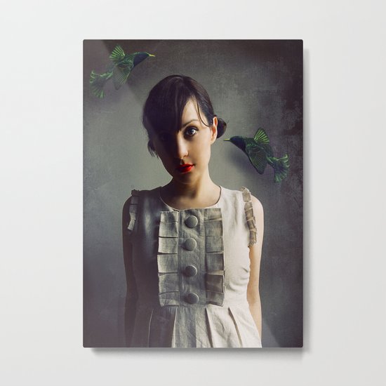 Listen Metal Print