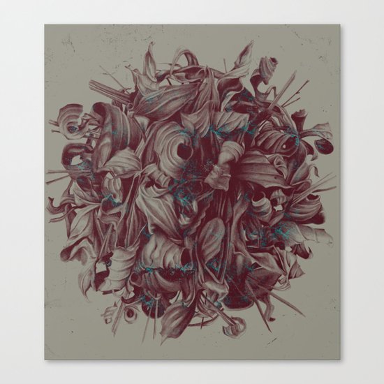 Feuillages II Canvas Print