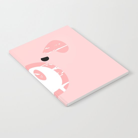 Cute Pink Pig face Notebook