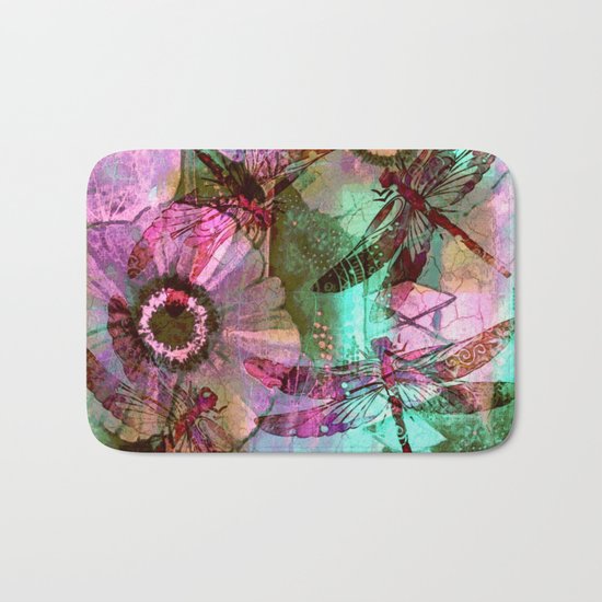 Dragonflies in a Dream Bath Mat