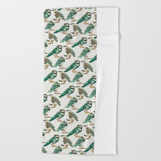 Little Crows Beach Towel