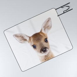 Baby Deer, Woodland Animals, Kids Art, Baby Animals Art Print By Synplus Picnic Blanket