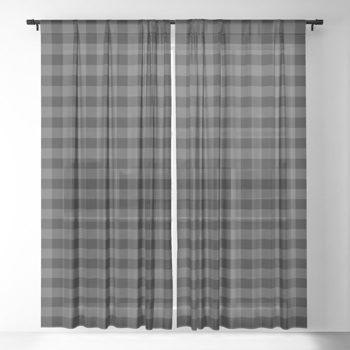 Original Tincup Grey And Black Rustic Cowboy Cabin Buffalo Check