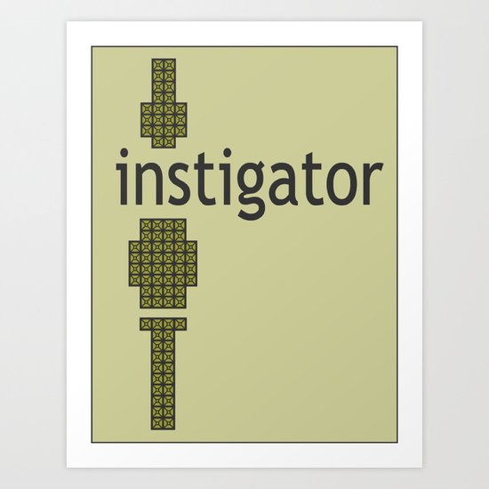 8-Bitstigator Art Print