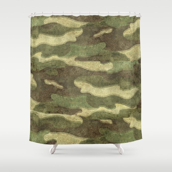 Dirty Camo Shower Curtain By Brucestanfield Society6