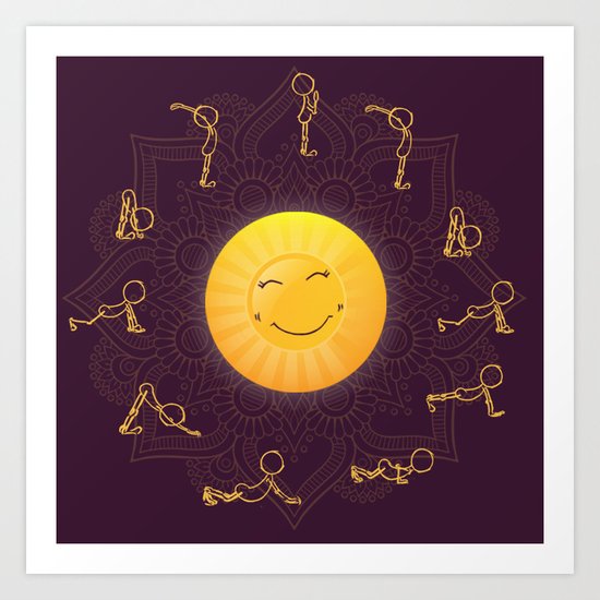 Sun Salutation Art Print